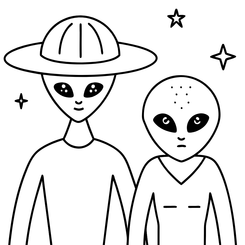 Aliens coloring pages Download and Print Free Aliens Coloring Pages