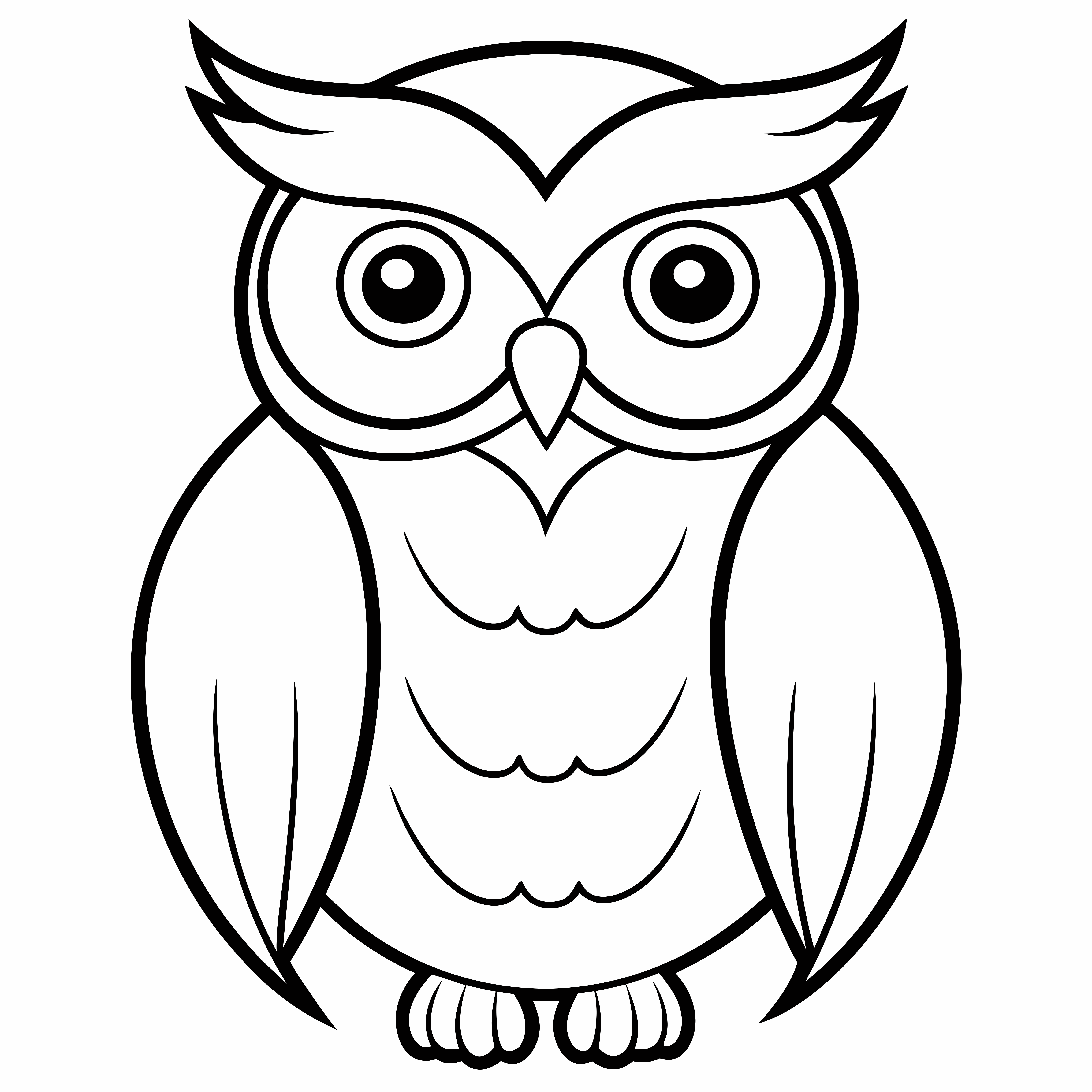 Owl Coloring Pages, Owl Coloring Page, Fun Kids Coloring, Free Printable Coloring Pages, Download and Print