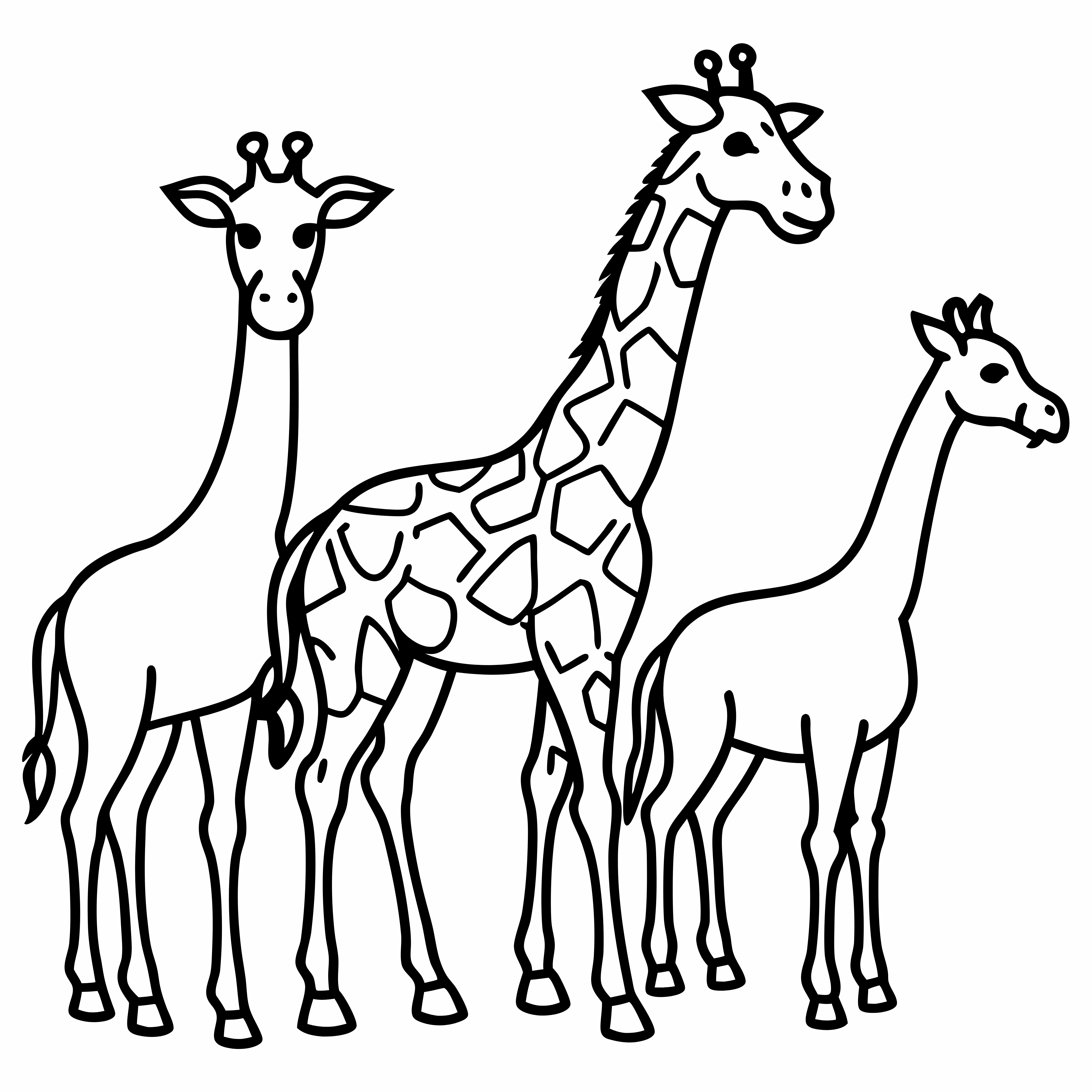 Giraffe Coloring Pages, Giraffe Coloring Page, Zoo Animals, Kids Coloring Fun, Download and Print Free Coloring Pages