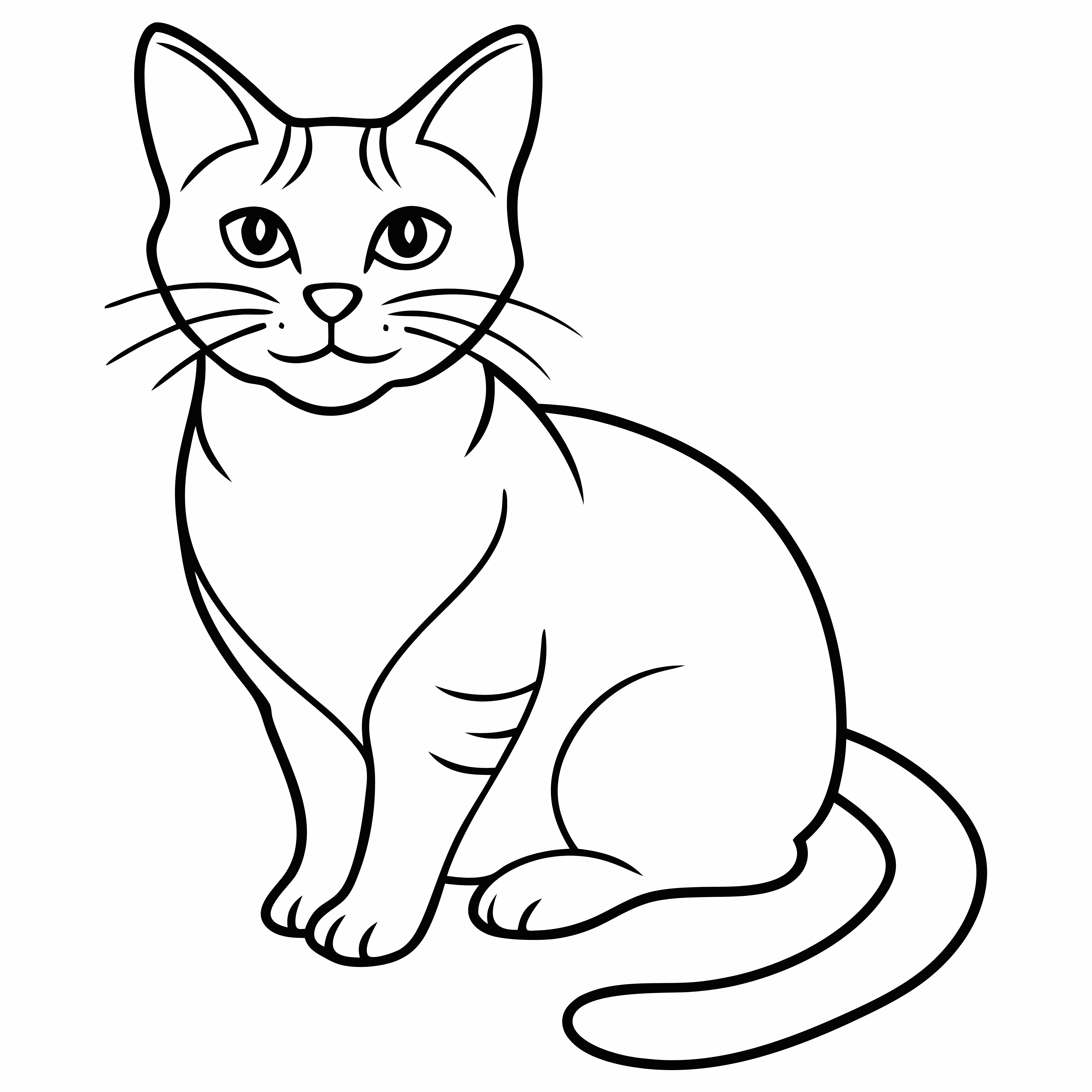 Cat coloring pages,kitty coloring page,cat Download and Print Free Coloring Pages, little cat,pusy cat,animals