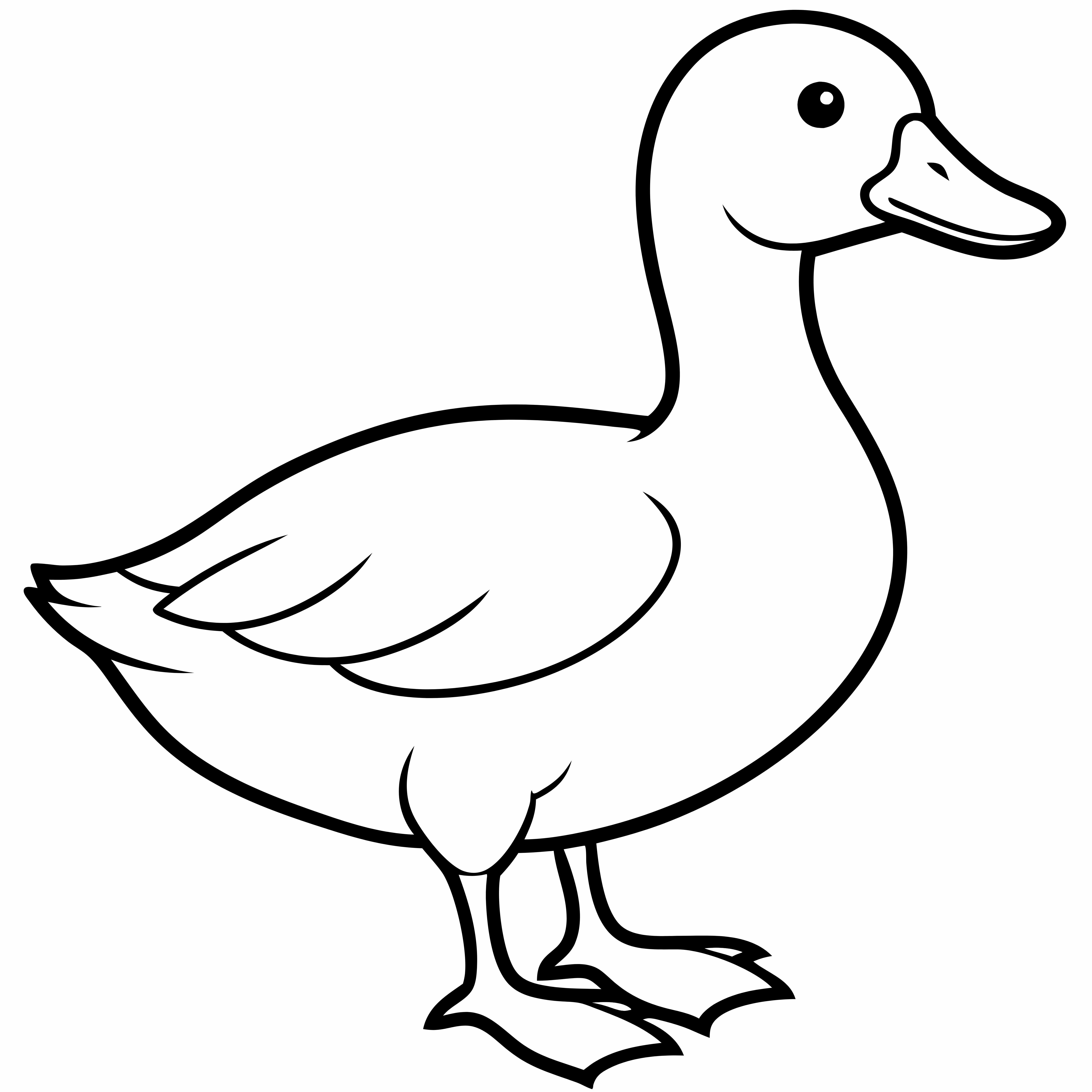 Duck Coloring Pages, Duck Coloring Page, Fun Kids Coloring, Free Printable Coloring Pages, Download and Print