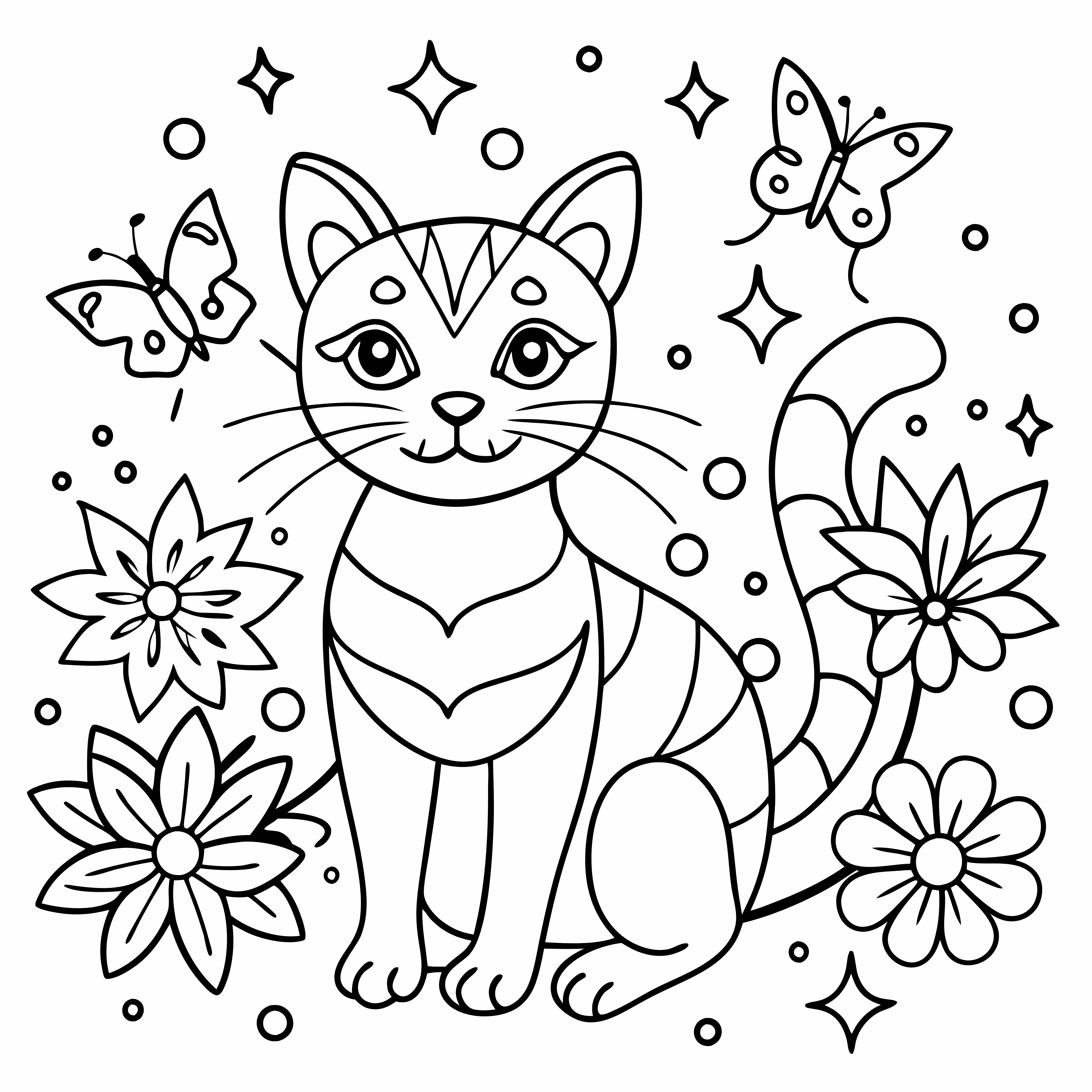Cat coloring pages,kitty coloring page,cat Download and Print Free Coloring Pages, little cat,pusy cat,animals
