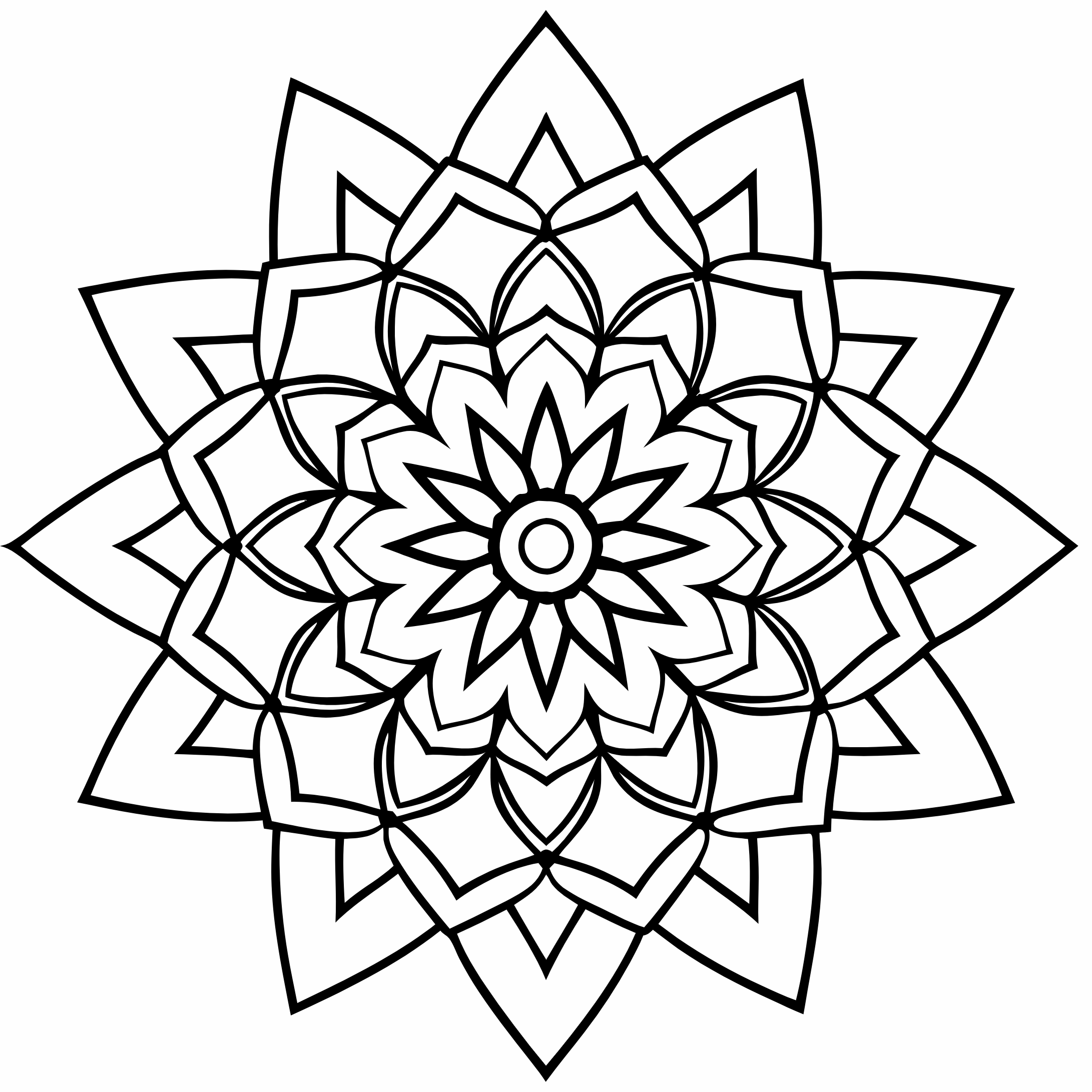 Mandala Coloring Pages, Mandala Coloring Page, Fun Coloring for All Ages, Free Printable Coloring Pages, Download and Print
