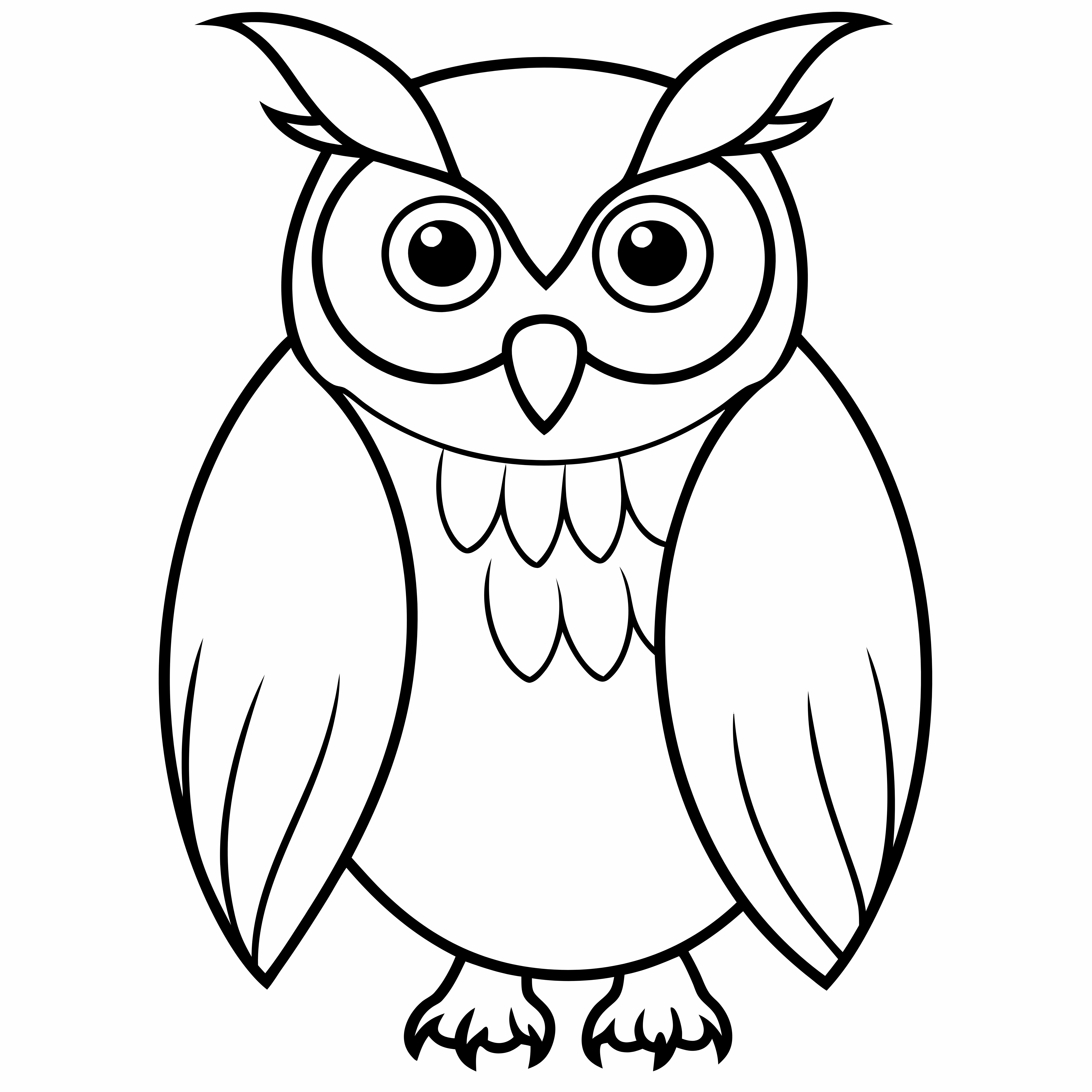 Owl Coloring Pages, Owl Coloring Page, Fun Kids Coloring, Free Printable Coloring Pages, Download and Print