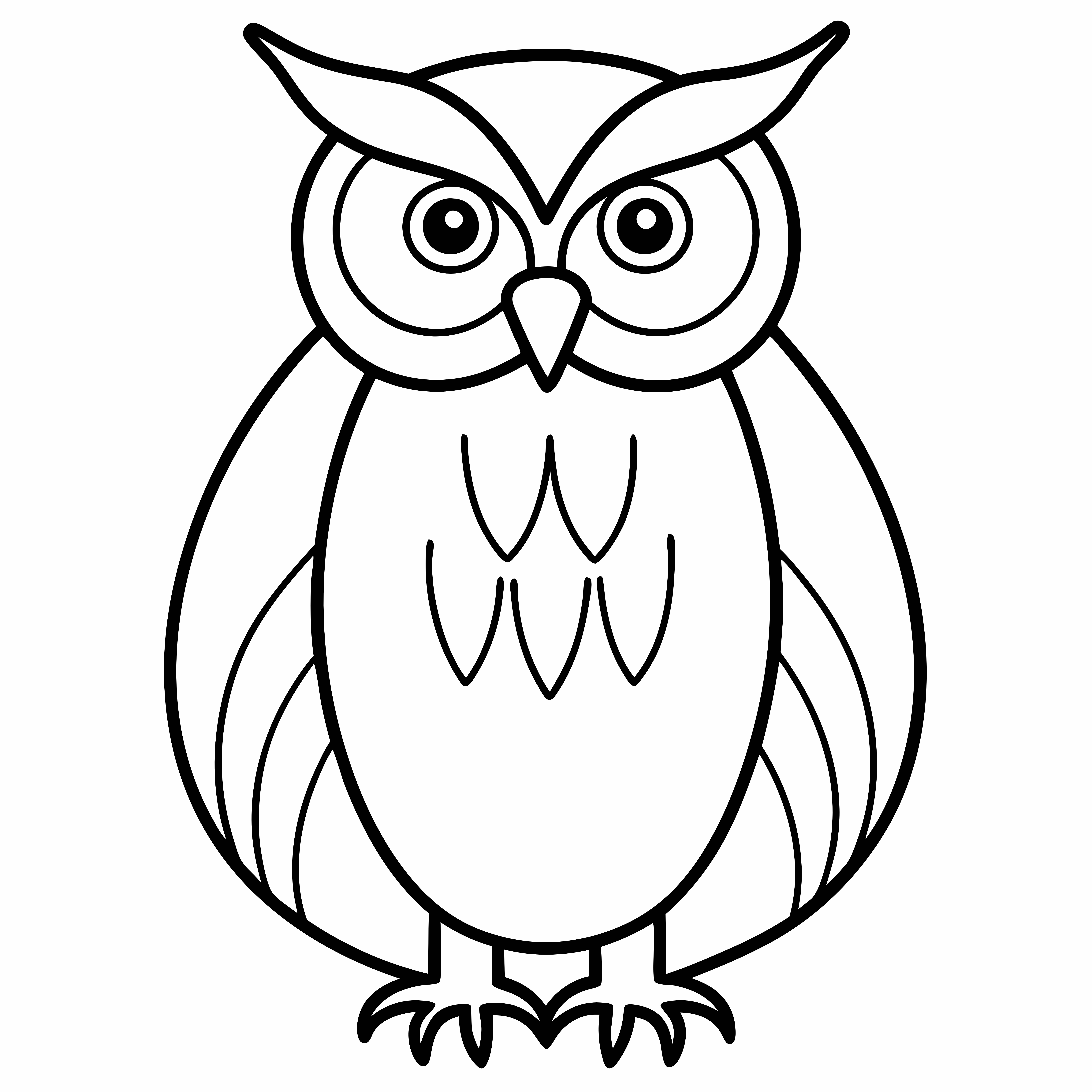 Owl Coloring Pages, Owl Coloring Page, Fun Kids Coloring, Free Printable Coloring Pages, Download and Print