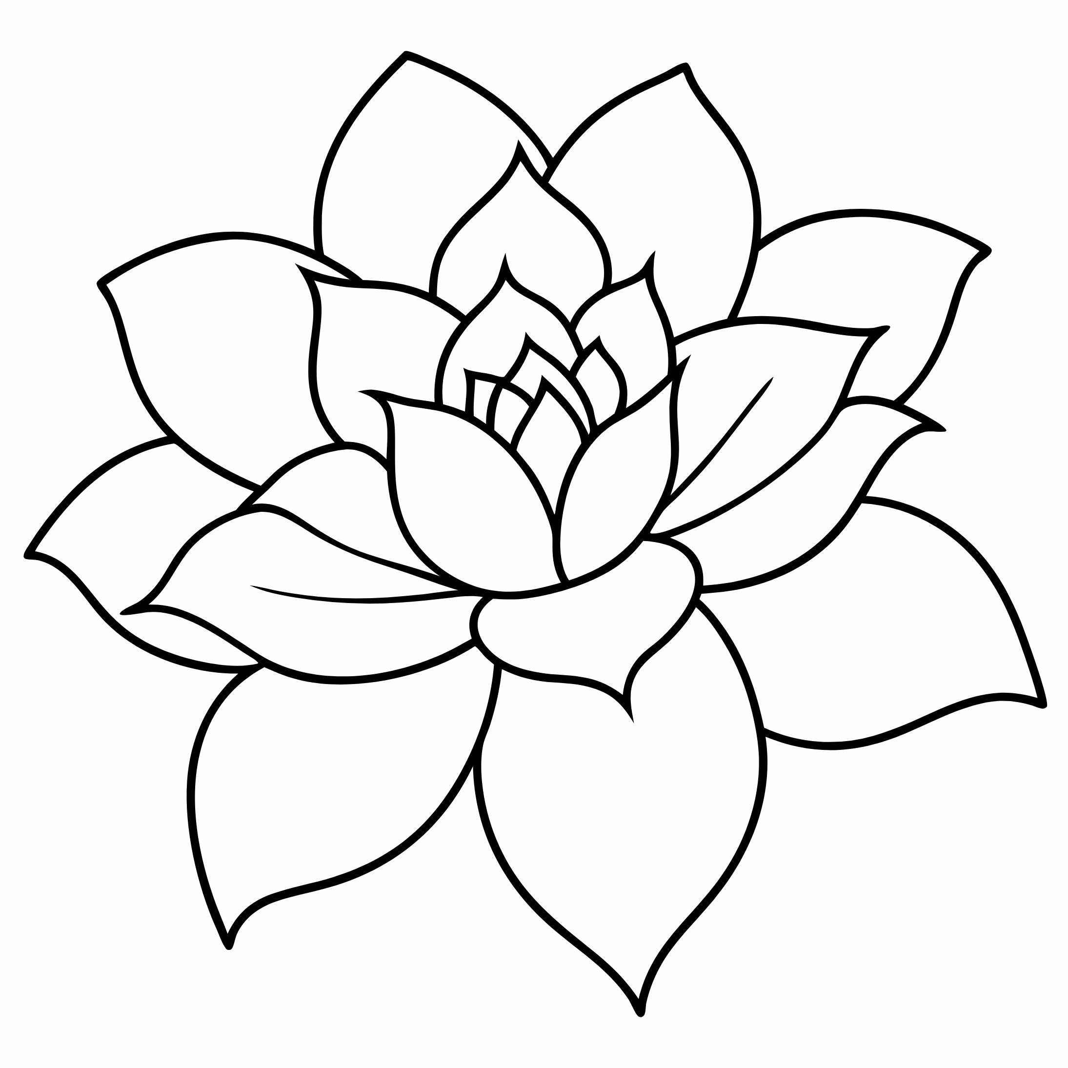Flower Coloring Pages, Flower Coloring Page, Fun Kids Coloring, Free Printable Coloring Pages, Download and Print