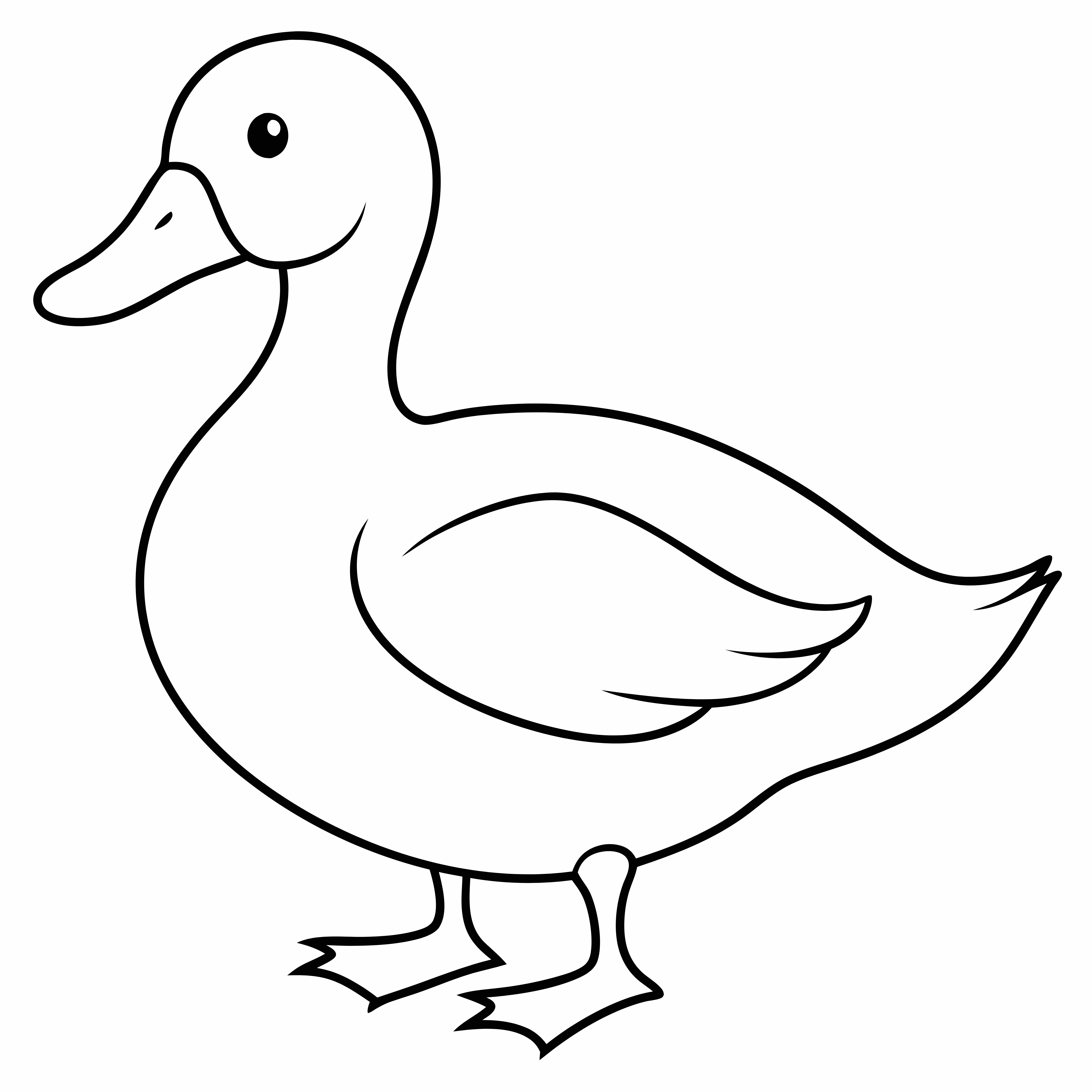 Duck Coloring Pages, Duck Coloring Page, Fun Kids Coloring, Free Printable Coloring Pages, Download and Print