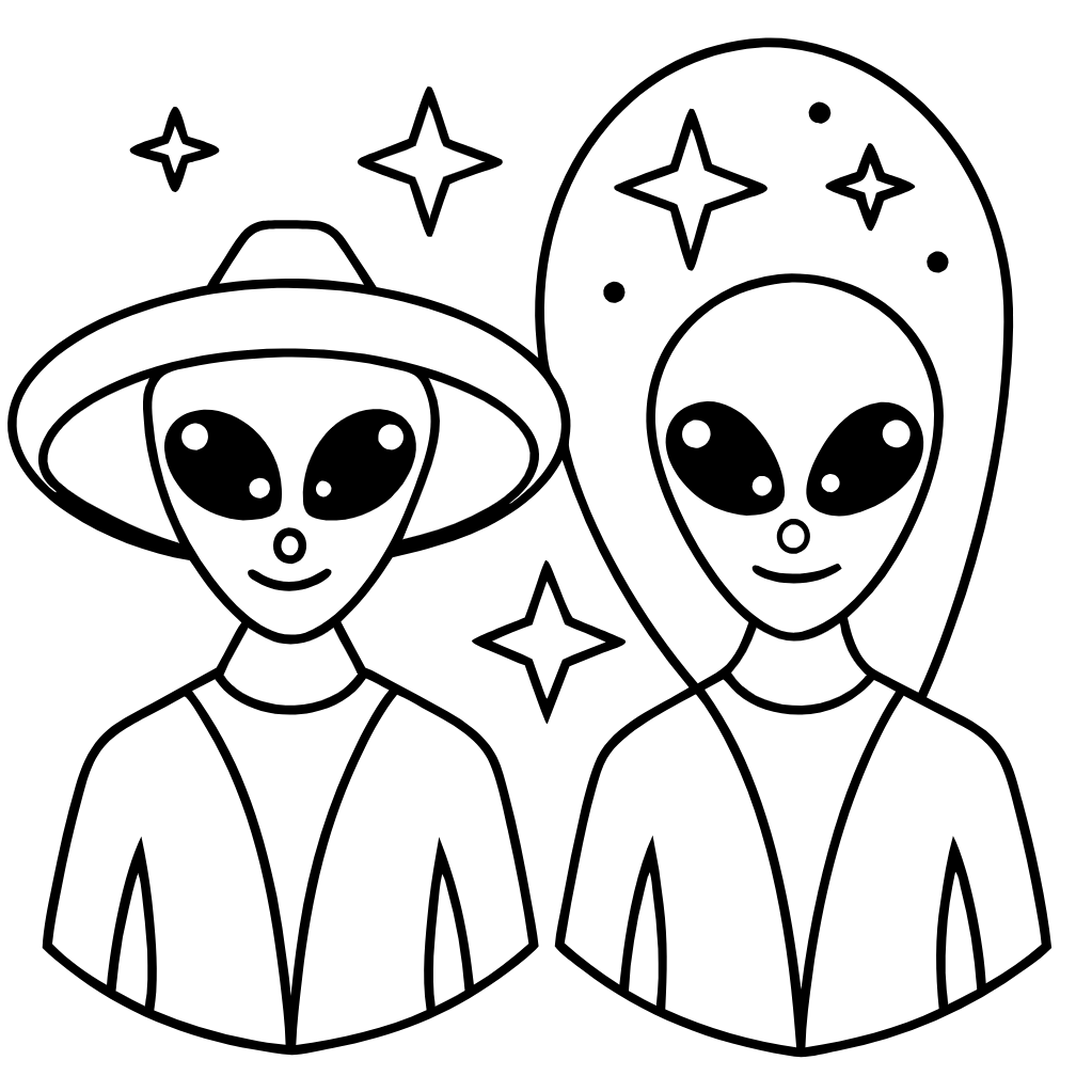 Aliens coloring pages Download and Print Free Aliens Coloring Pages