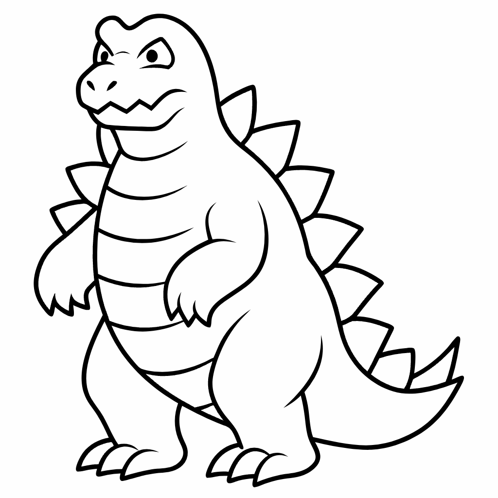 Godzilla Coloring Pages, Godzilla Coloring Page, Fun Kids Coloring, Free Printable Coloring Pages, Download and Print