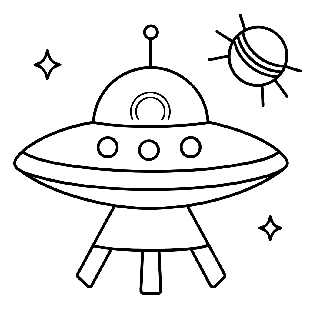 Alien Ship coloring pages,Alien Ship Download and Print Free Coloring Pages
