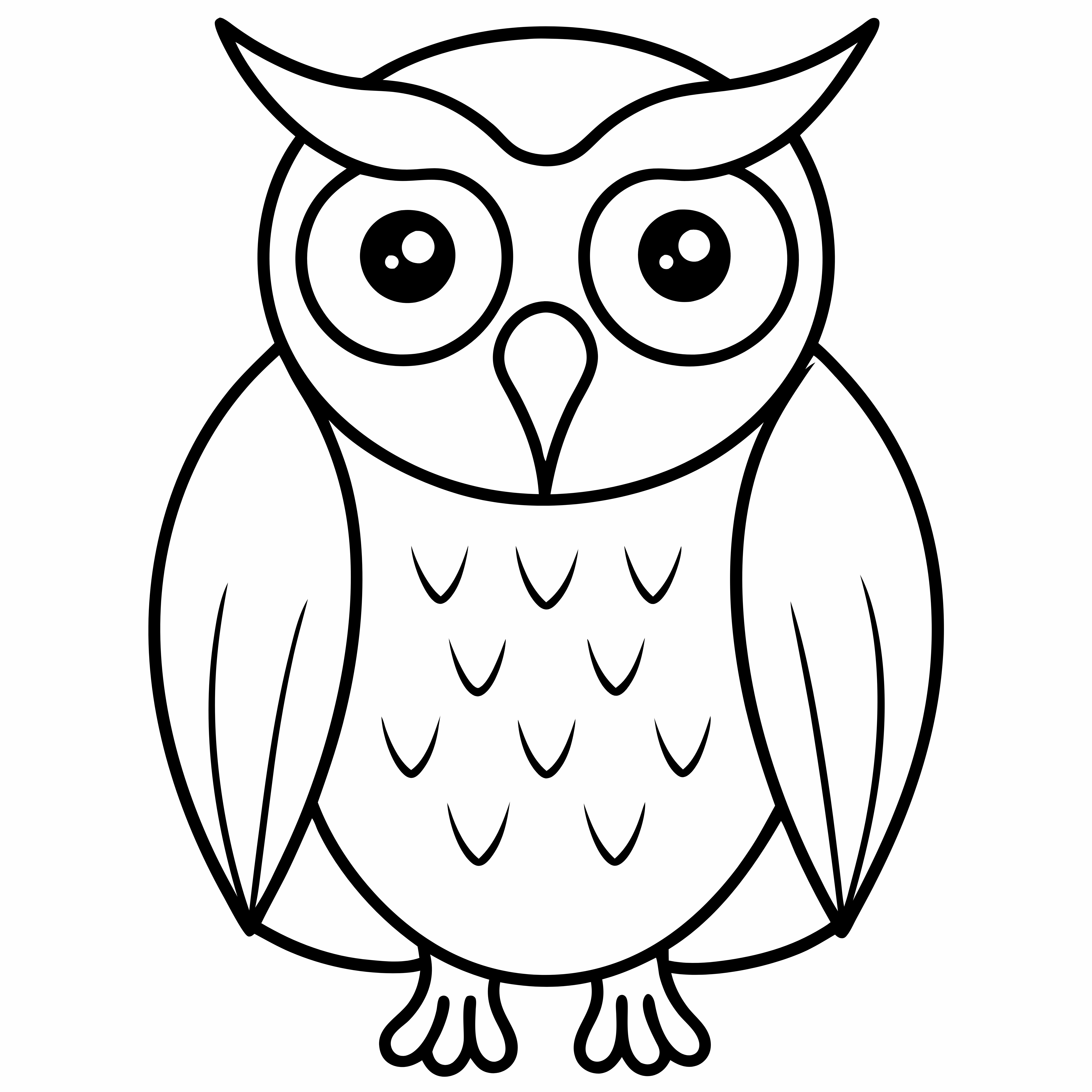 Owl Coloring Pages, Owl Coloring Page, Fun Kids Coloring, Free Printable Coloring Pages, Download and Print