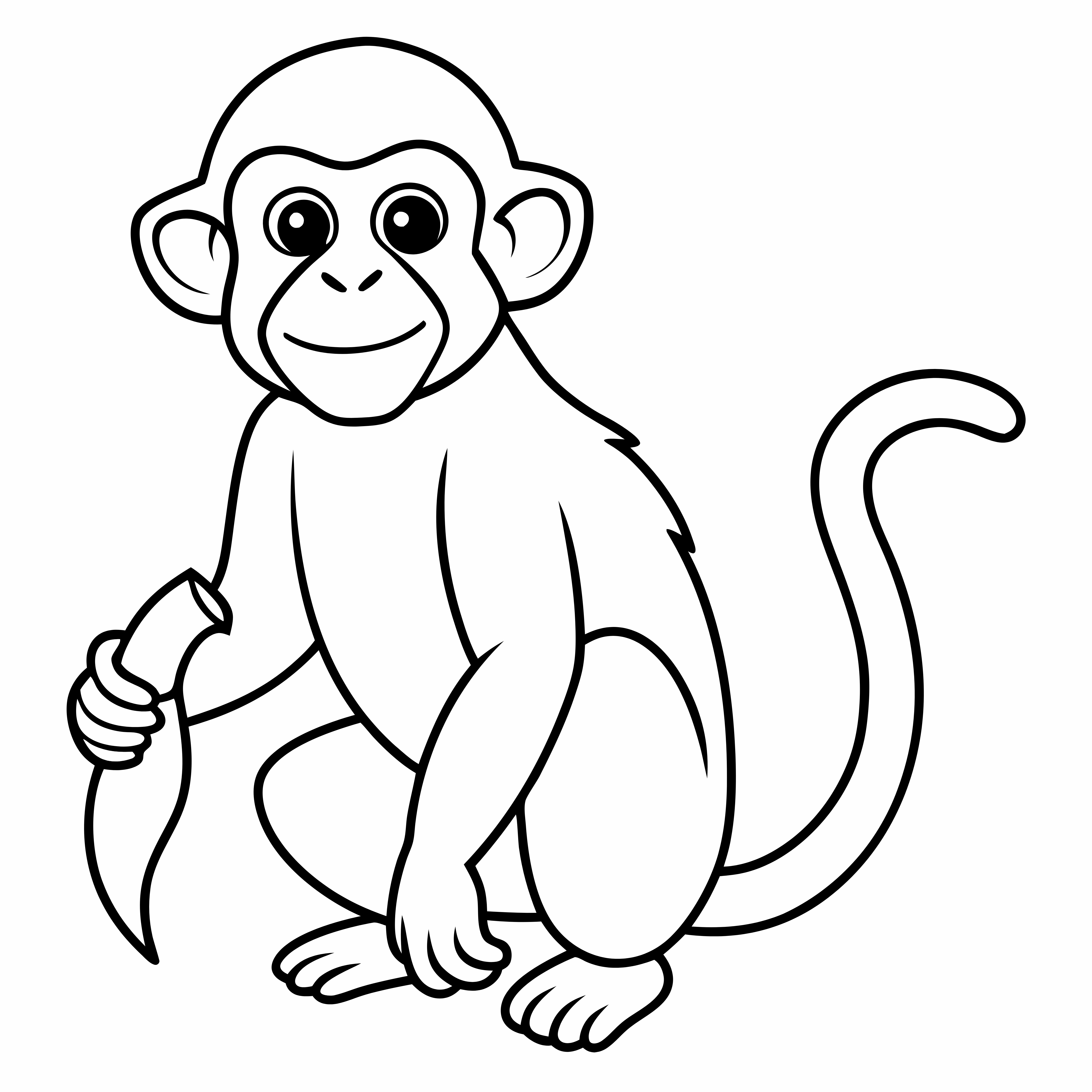 monkey coloring pages,monkey coloring page,zoo,kids coloring,monkey Download and Print Free Coloring Pages, little monkey,animals,my monkey  kids coloring pages 