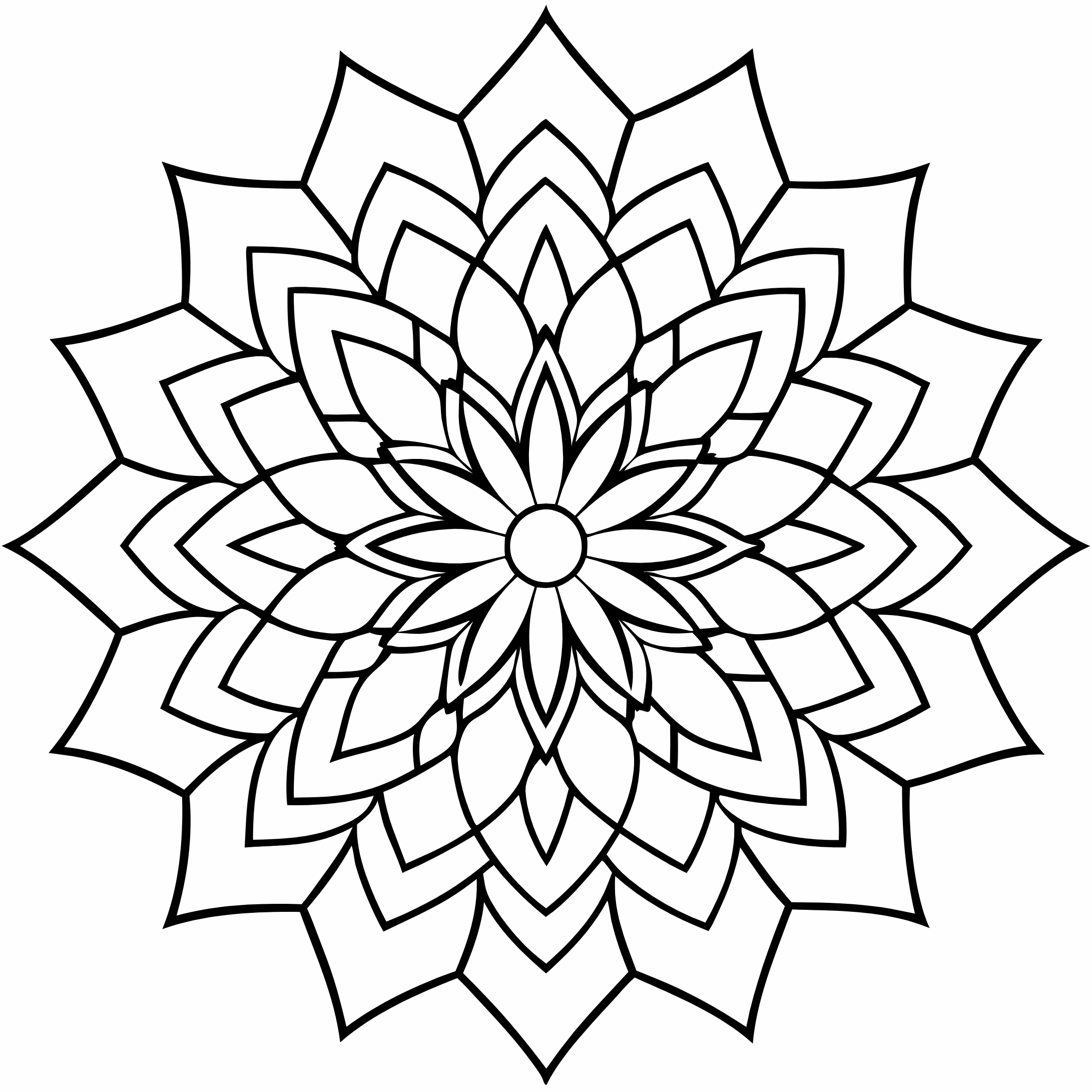 Mandala Coloring Pages, Mandala Coloring Page, Fun Coloring for All Ages, Free Printable Coloring Pages, Download and Print