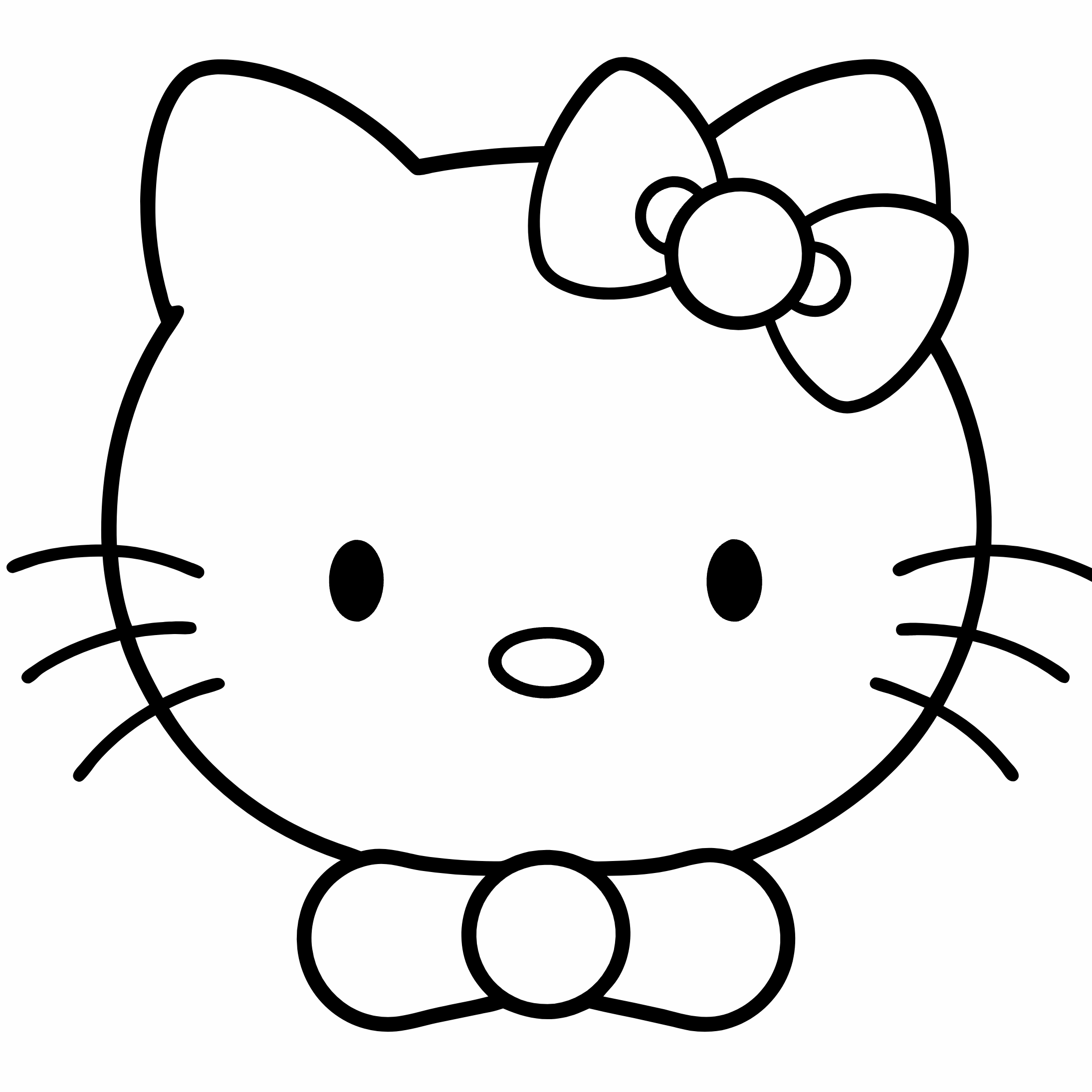 Hello Kitty Coloring Pages, Hello Kitty Coloring Page, Fun Kids Coloring, Free Printable Coloring Pages, Download and Print