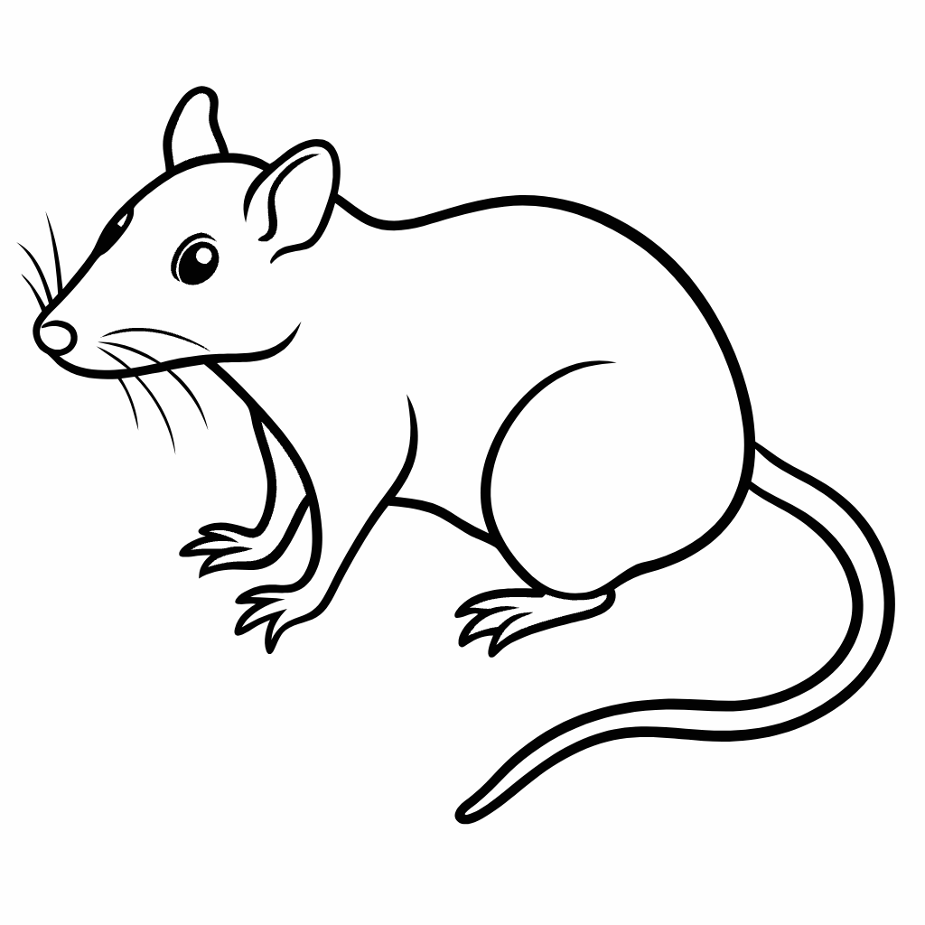 Rat Coloring Pages, Rat Coloring Page, Fun Kids Coloring, Free Printable Coloring Pages, Download and Print