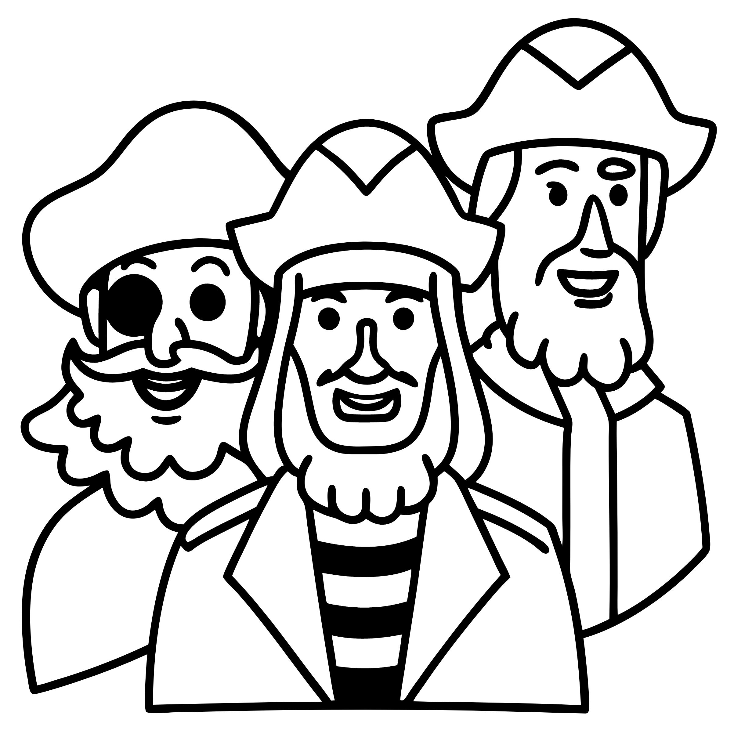 Pirates History: Legends, Myths, and Famous Pirates of the Golden Age Download and Print Free Colori