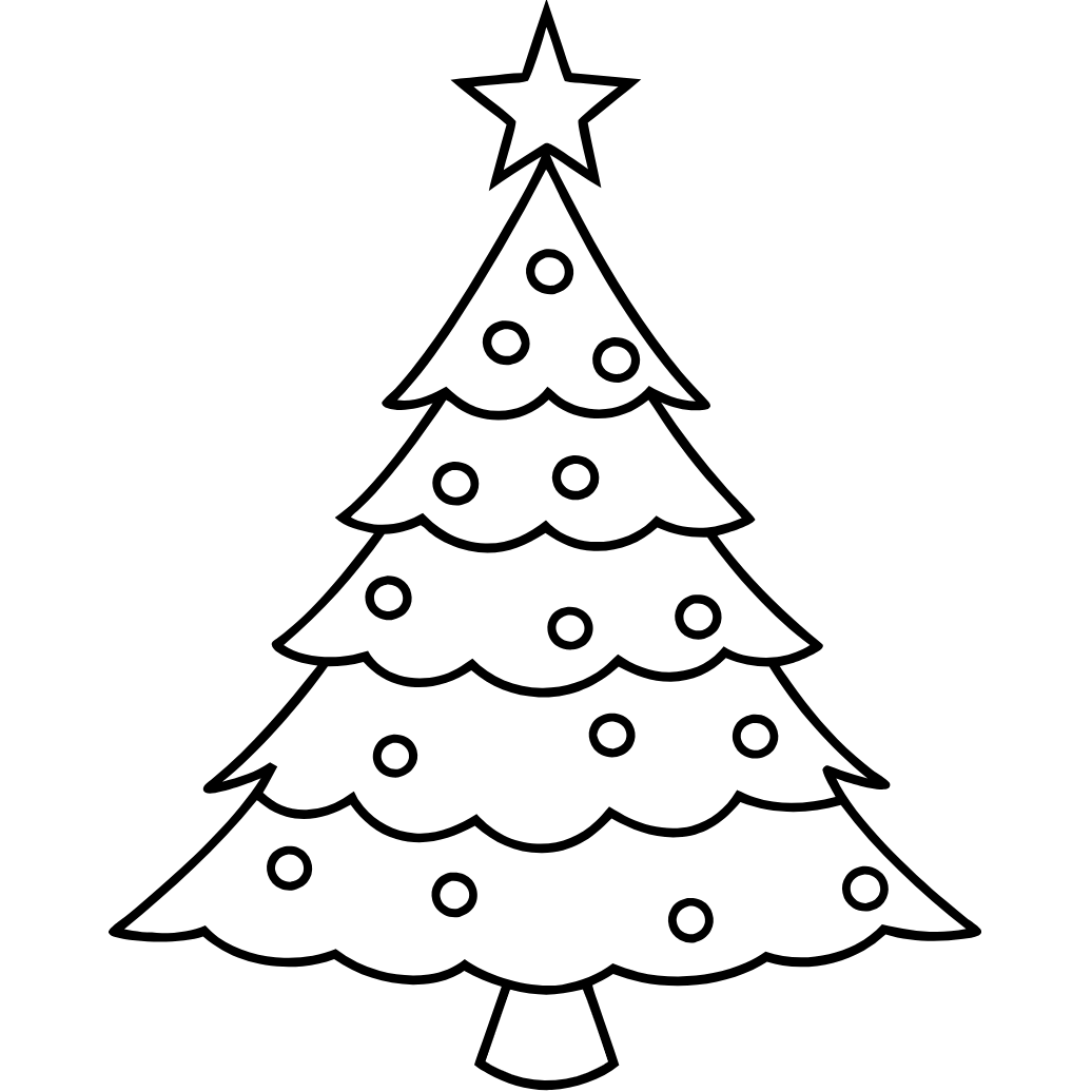 christmas tree coloring page,christmas coloring page, Download and Print Free Coloring Pages