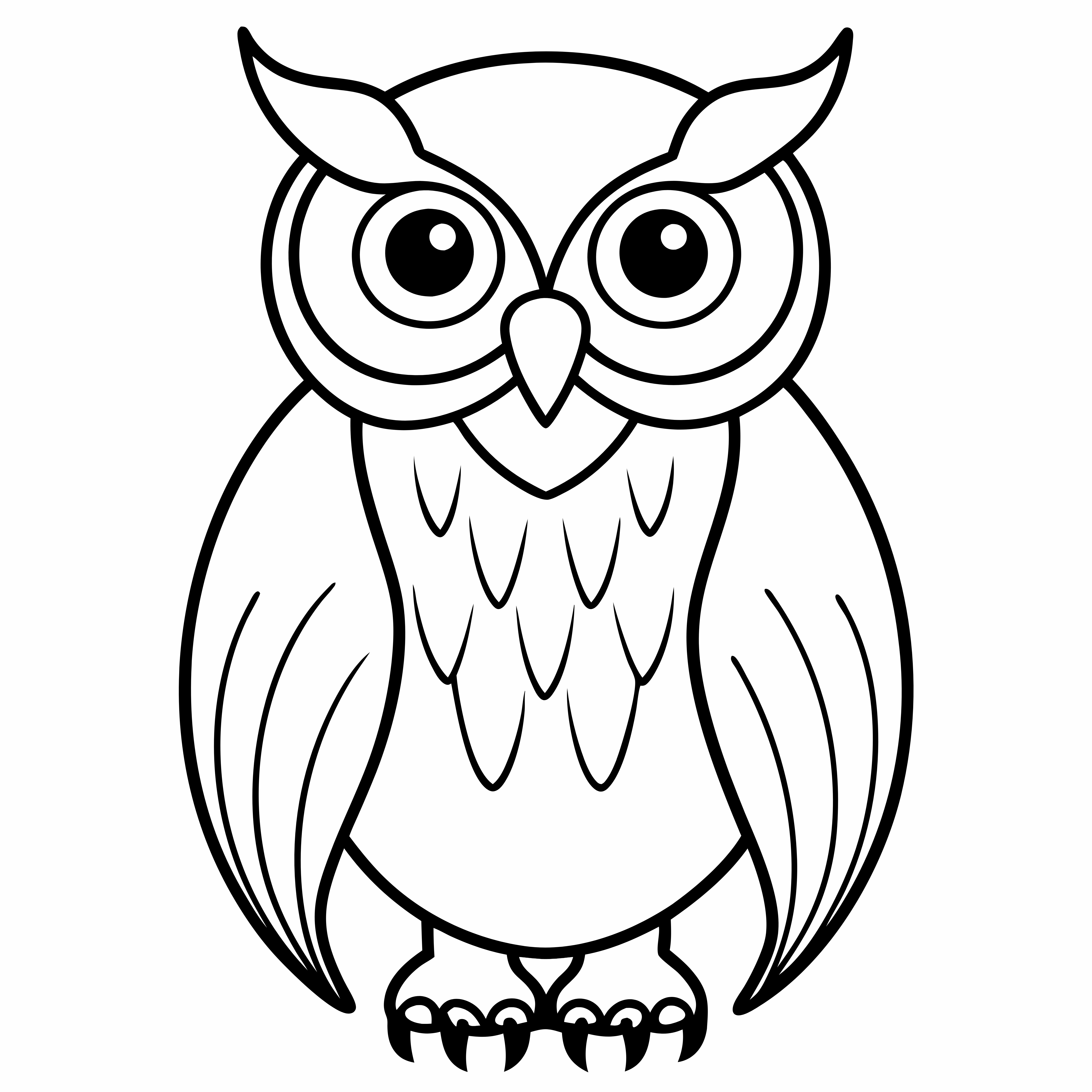 Owl Coloring Pages, Owl Coloring Page, Fun Kids Coloring, Free Printable Coloring Pages, Download and Print