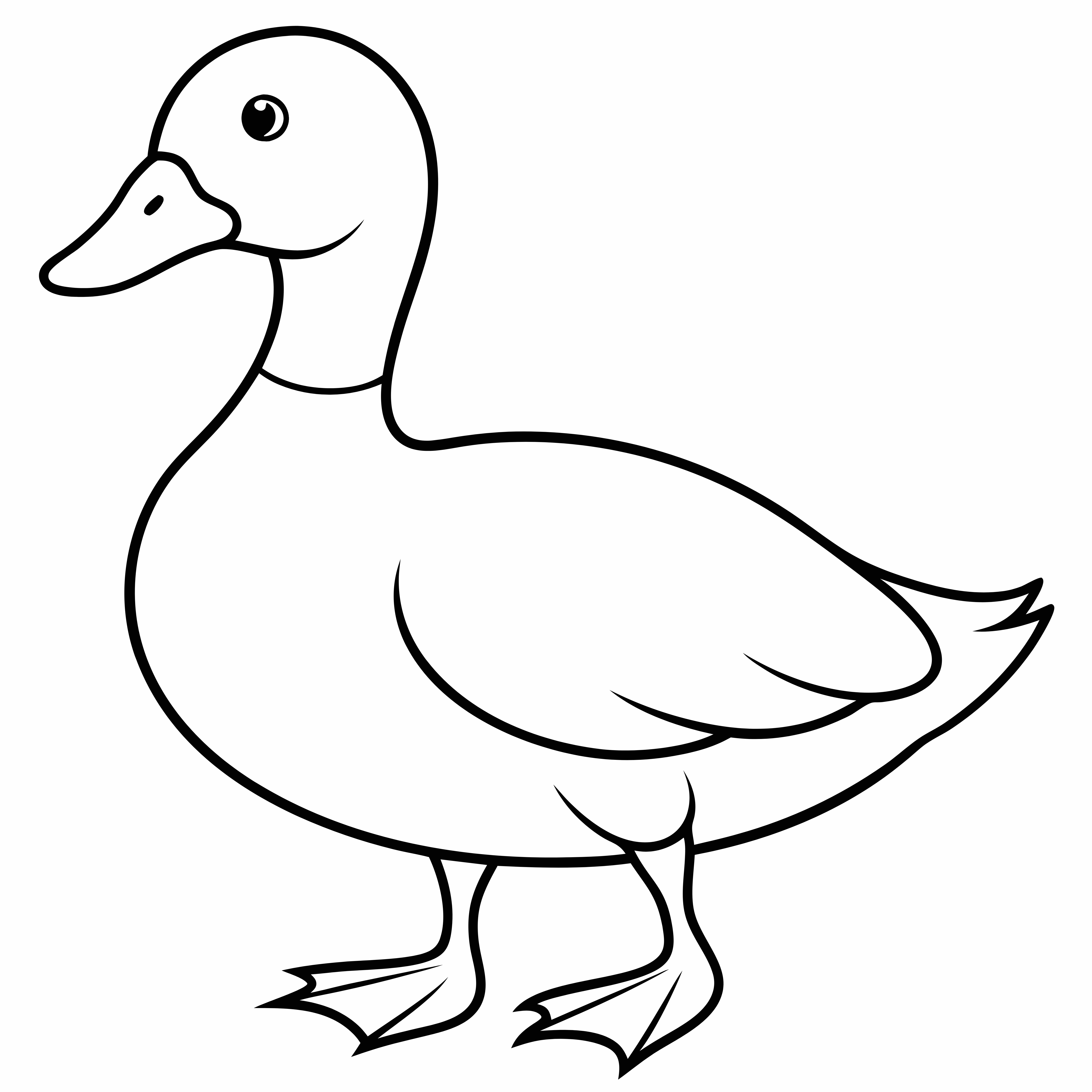 Duck Coloring Pages, Duck Coloring Page, Fun Kids Coloring, Free Printable Coloring Pages, Download and Print