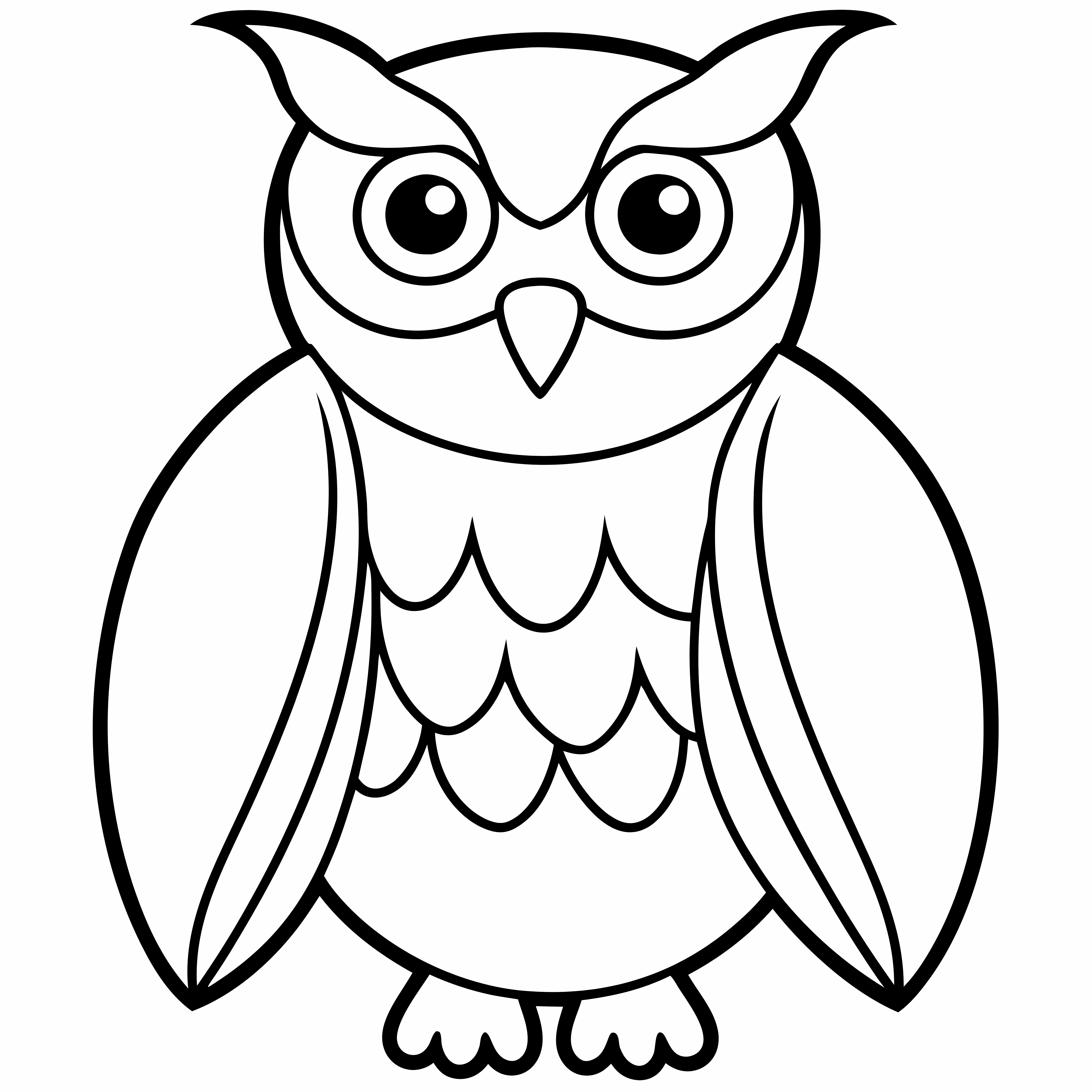 Owl Coloring Pages, Owl Coloring Page, Fun Kids Coloring, Free Printable Coloring Pages, Download and Print