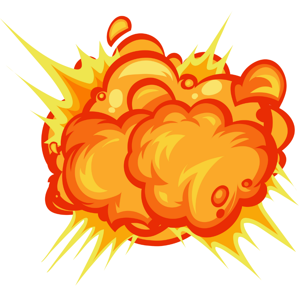 Bomb Explosion Illustration