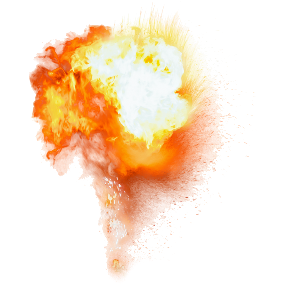 circle frame orange flame isolated on transparent background PNG file ...