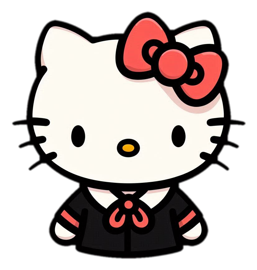 Hello Kitty PNG, Hello Kitty red bow, Hello Kitty dress PNG, Hello Kitty transparent, kawaii Hello Kitty image, cute Hello Kitty clipart, Hello Kitty cartoon PNG, Hello Kitty free download