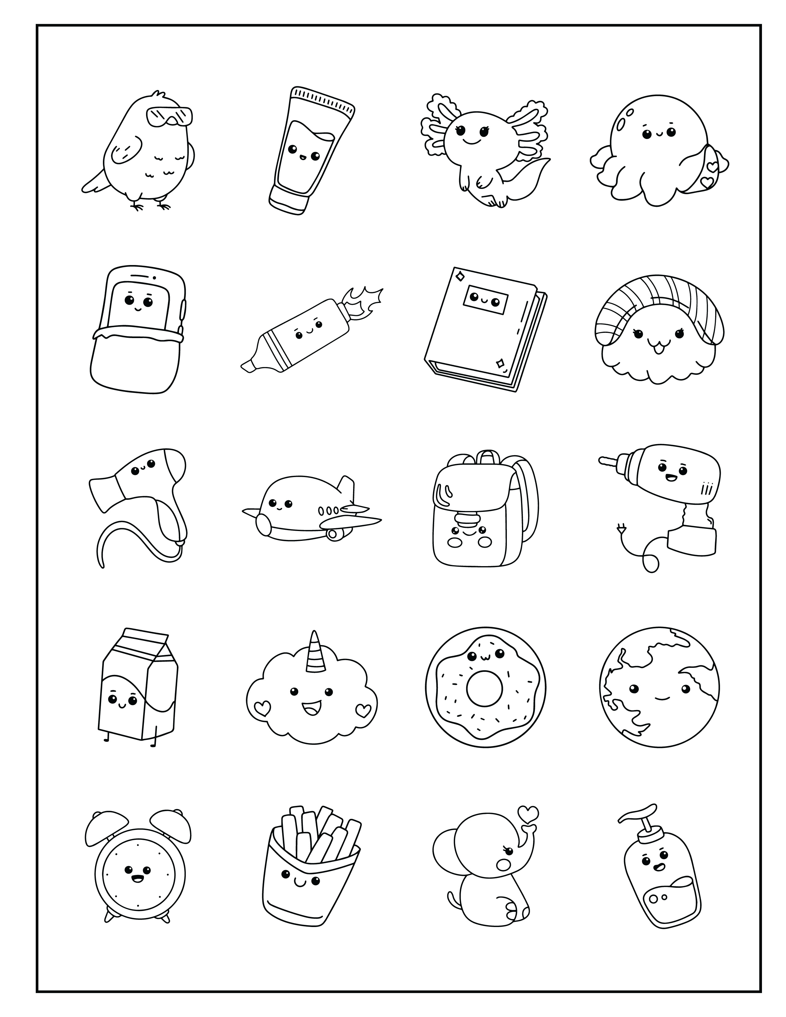 20 Easy Drawing Ideas for Kids: How to Draw Cute Animals and Objects