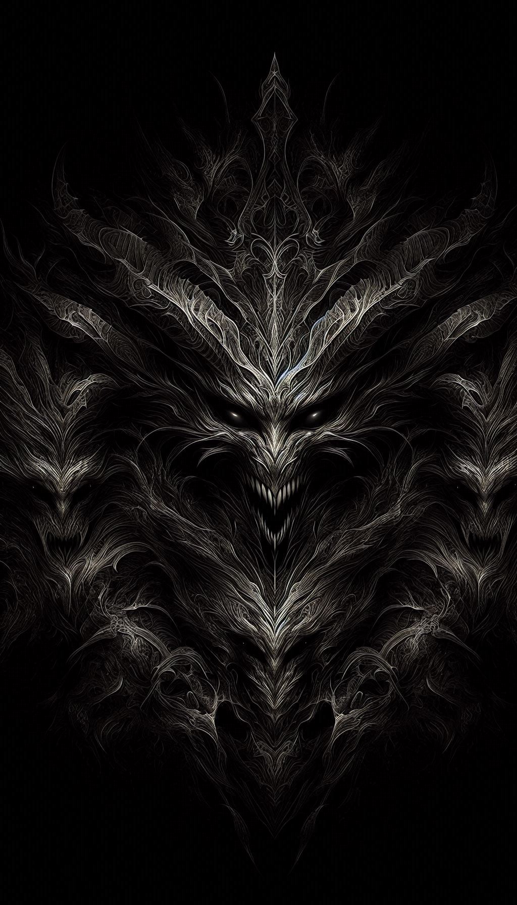 Intense Dark Fantasy Monster Wallpaper - Abstract HD